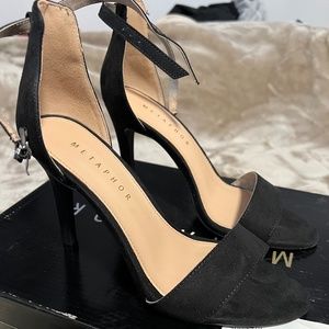 Black Heeled Sandals